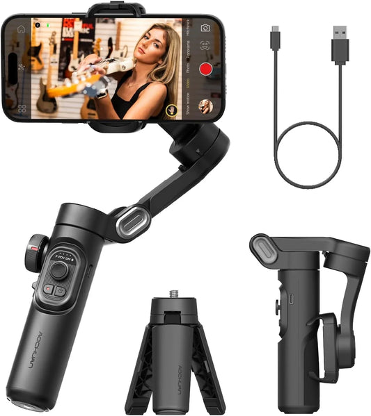 AOCHUAN Smart XE 3-Axis Smartphone Gimbal | AI Face Tracking & Gesture Control